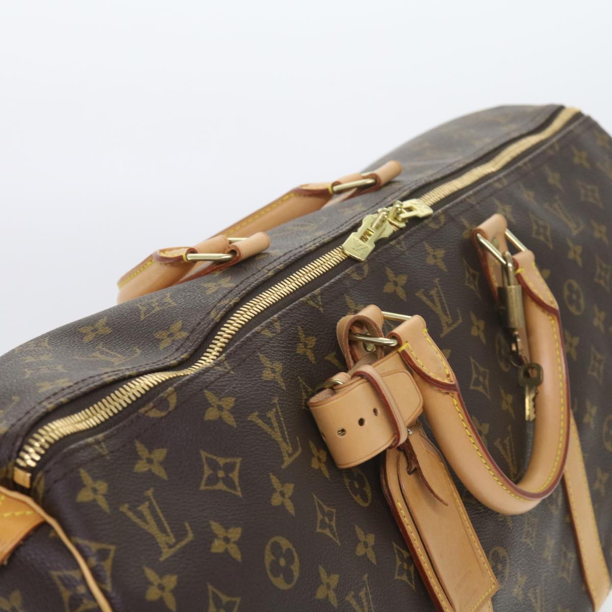 Louis Vuitton Keepall 55 Canvas Travel Bag ()