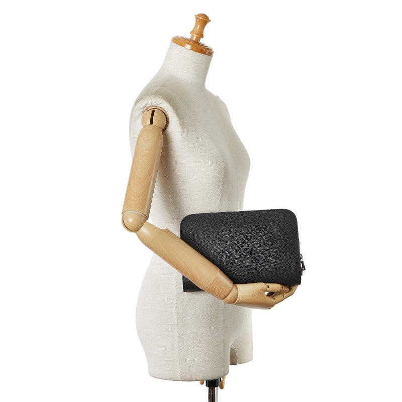 Louis Vuitton Taiga Clutch M30184 Epi Green Leather Louis Vuitton