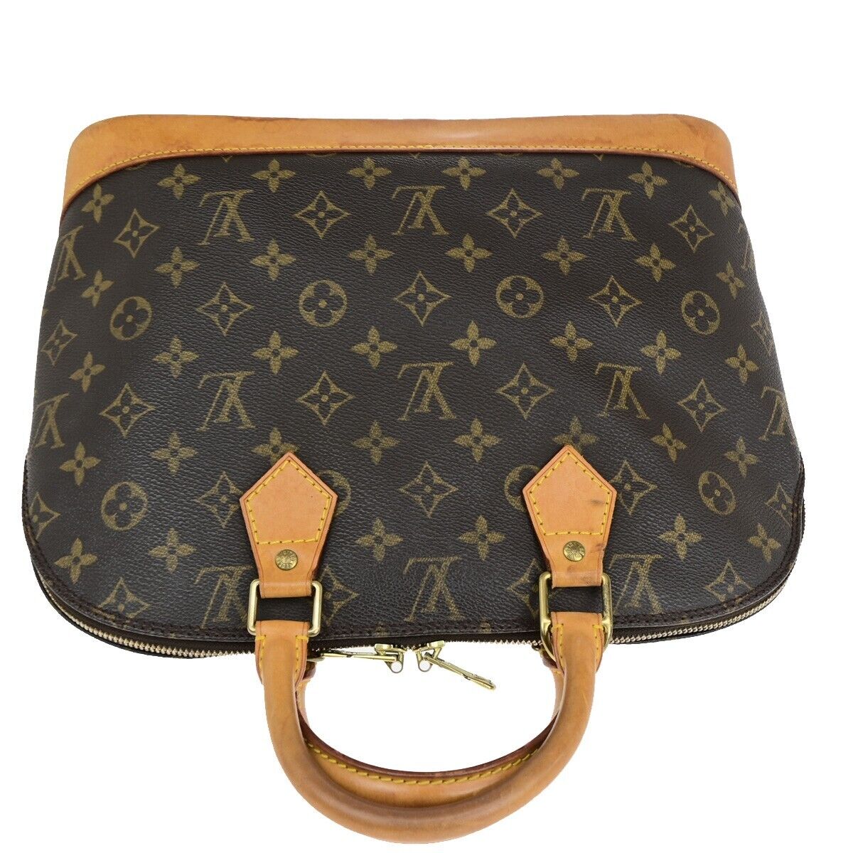 Louis Vuitton Alma Canvas Handbag