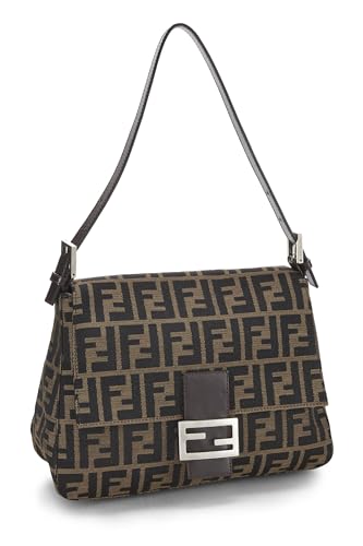 Fendi, Brown Zucca Canvas Mama, Brown
