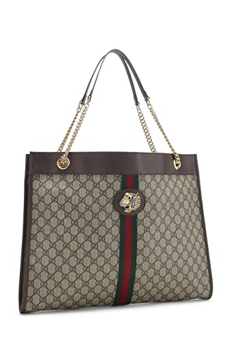 Gucci, Brown Original GG Supreme Canvas Web Rajah Tote Large, Brown