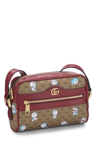 Gucci, Doraemon x Gucci Coated Canvas Crossbody Bag, Red