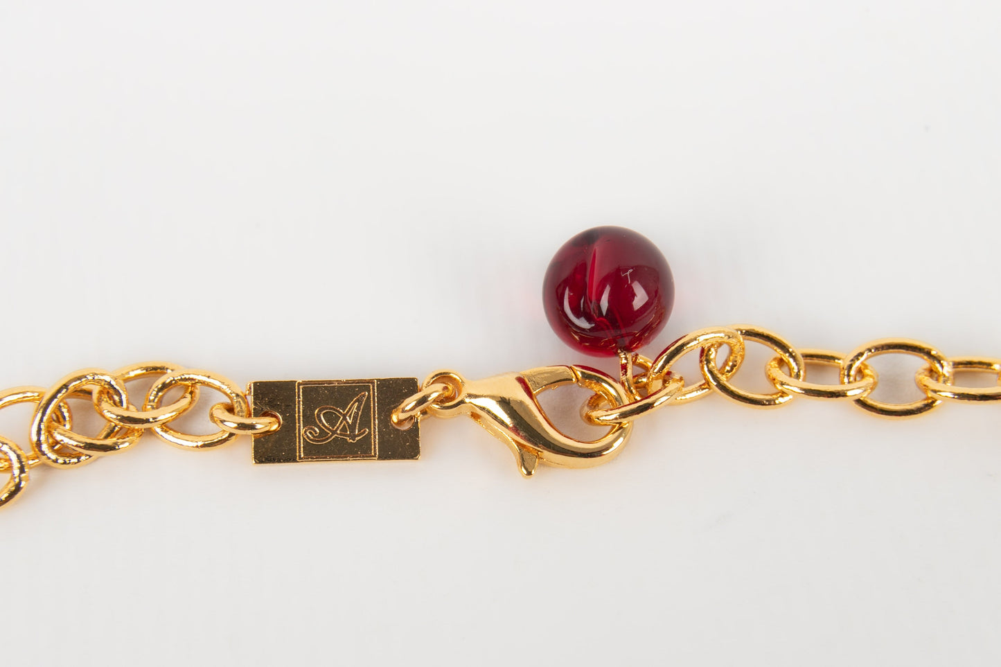 Collier en pâte de verre Augustine