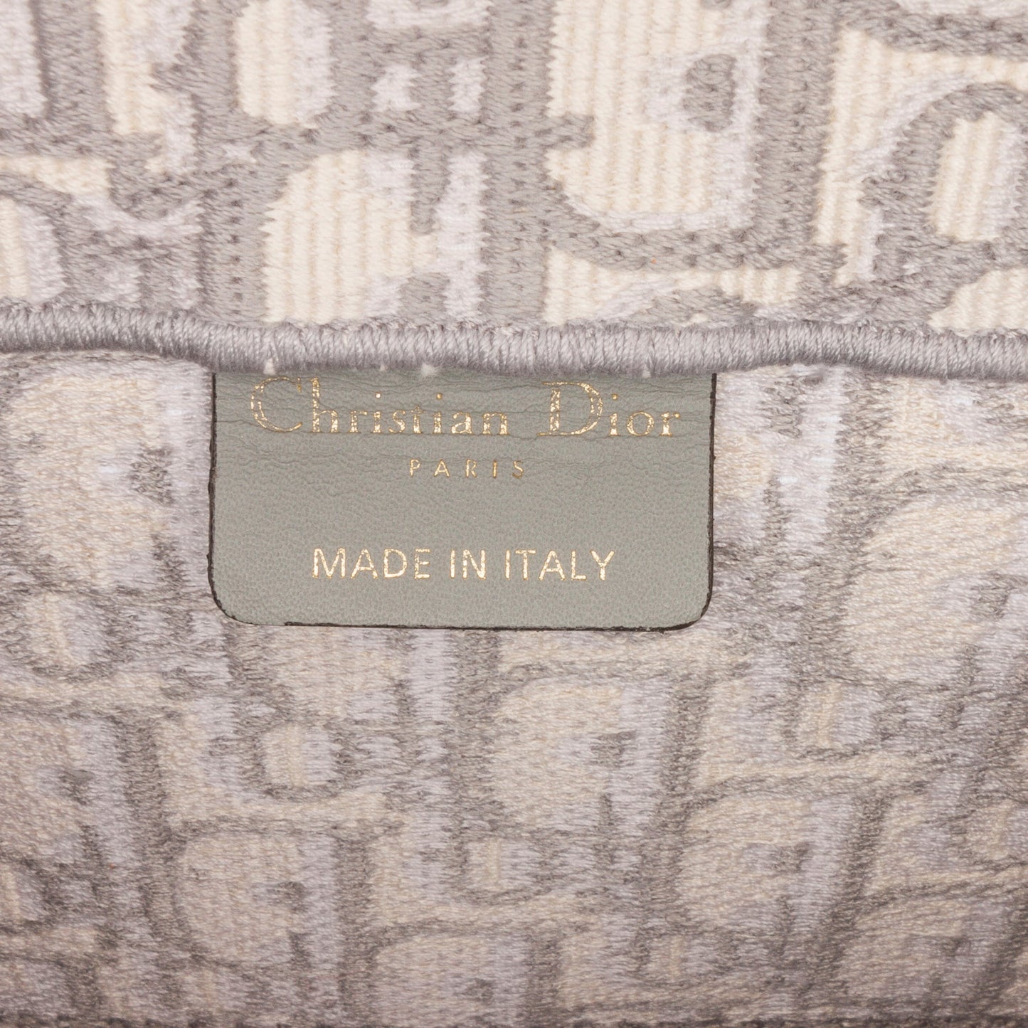 Dior Book Tote Medium Grey Oblique Canvas