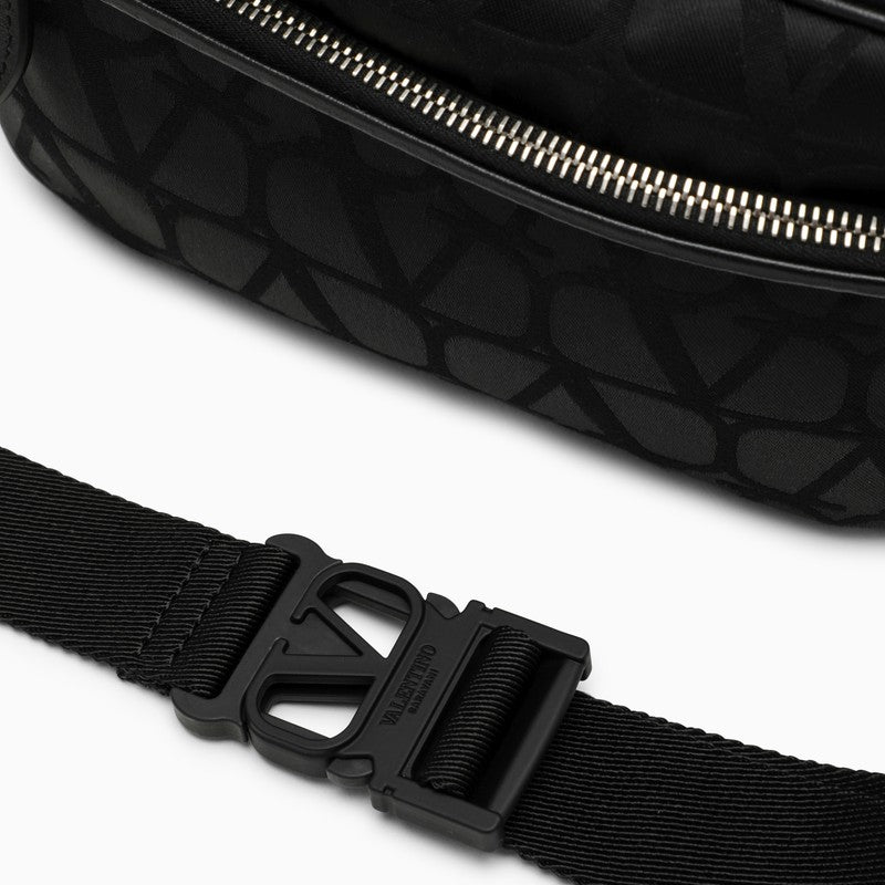 Valentino Garavani Black Iconographe Shoulder Bag Men