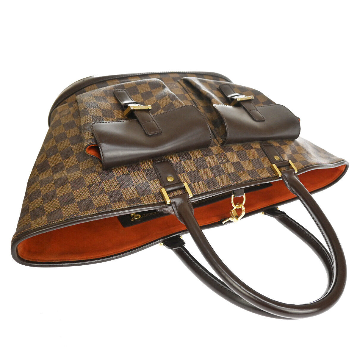 Louis Vuitton Manosque Canvas Shoulder Bag ()
