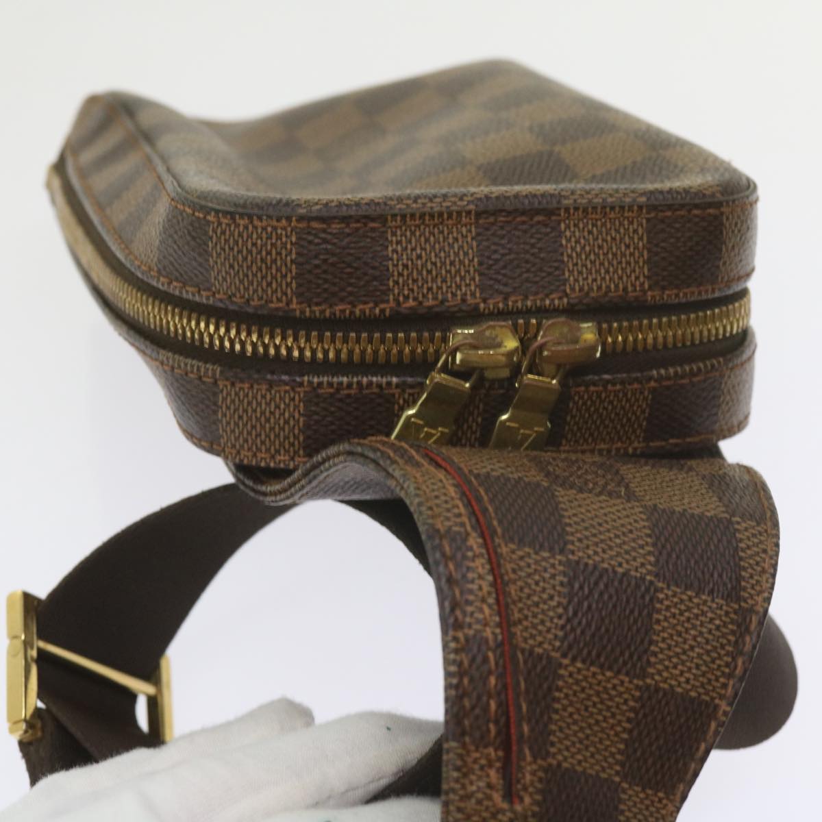 Louis Vuitton Geronimo Canvas Shoulder Bag ()
