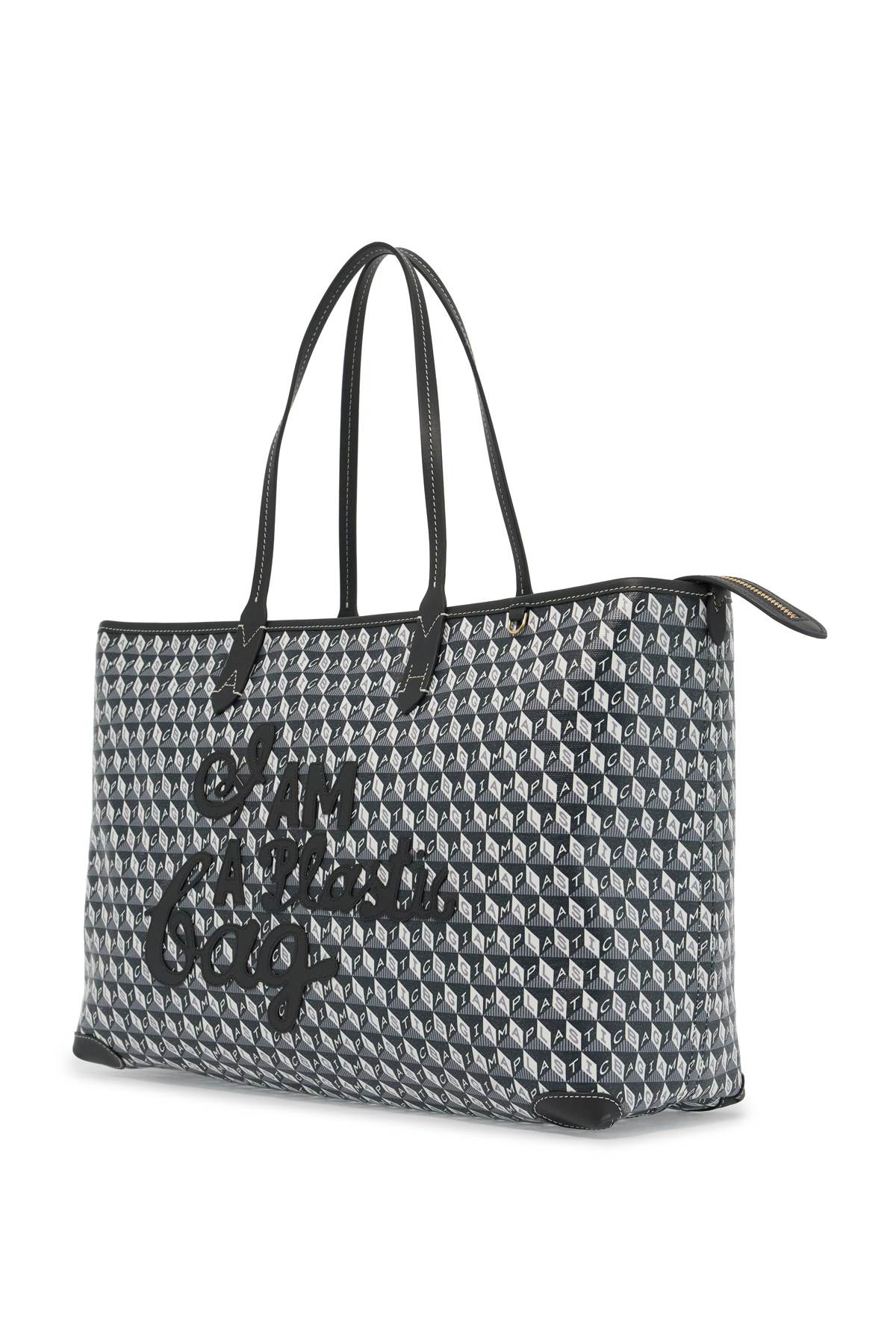 Anya Hindmarch I Am A Plastic Bag Zipped Motif Tote Bag Women