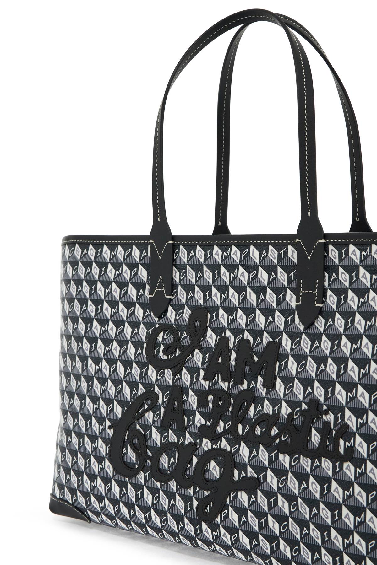 Anya Hindmarch I Am A Plastic Bag Zipped Motif Tote Bag Women