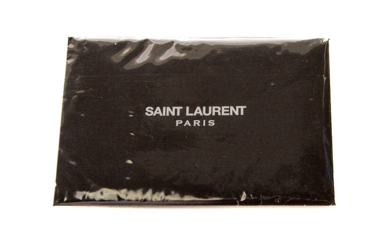 YSL Grey Embossed Croc Blogger Cross-Body