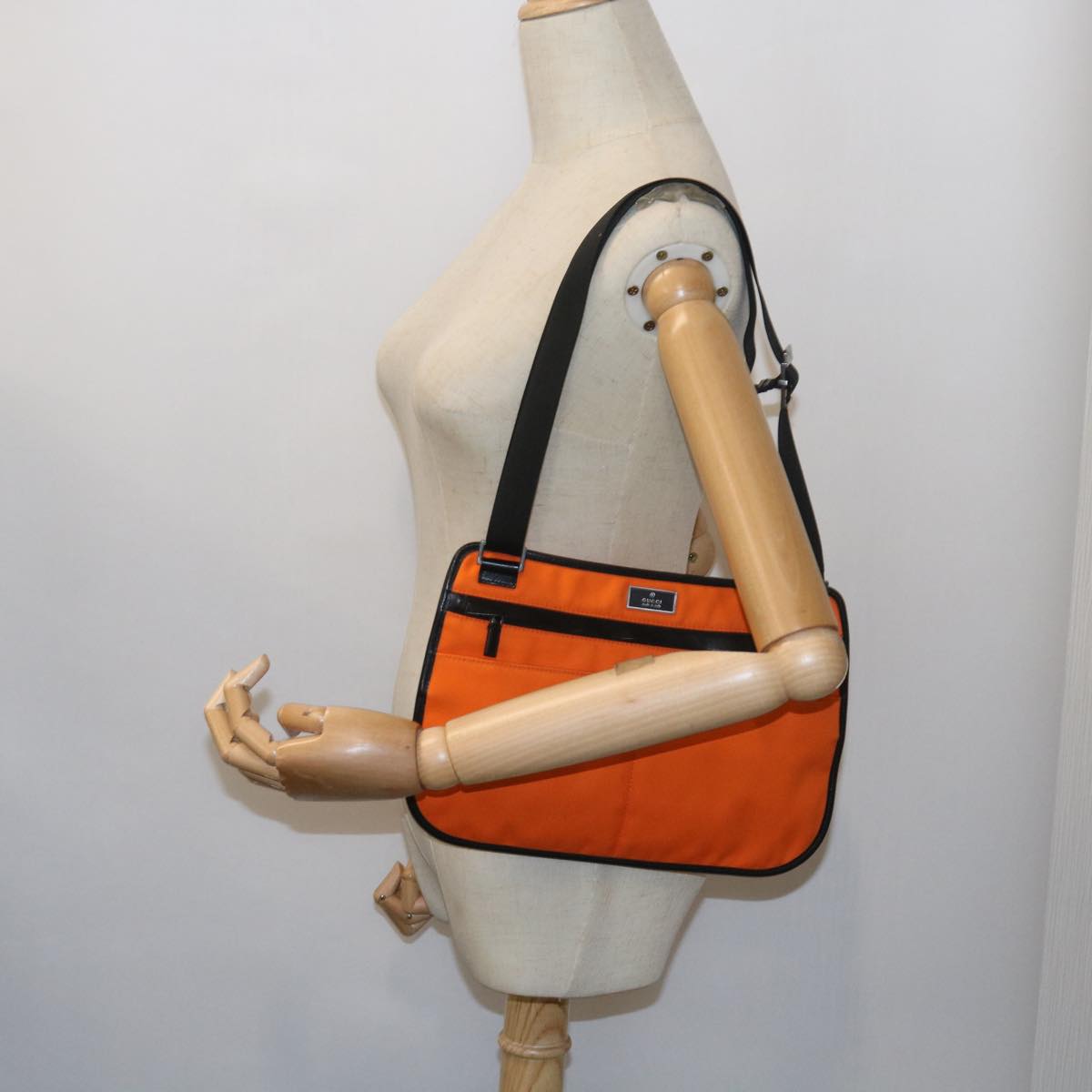 GUCCI Shoulder Bag Canvas Orange 001 3364 001998 58527
