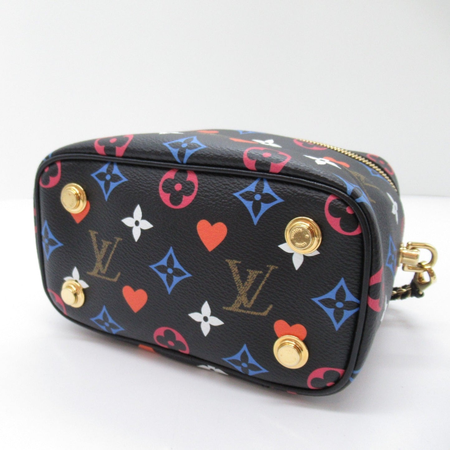Louis Vuitton Louis Vuitton Vanity PM Shoulder Bag PVC Coated Canvas Gameon Monogram Black M57482