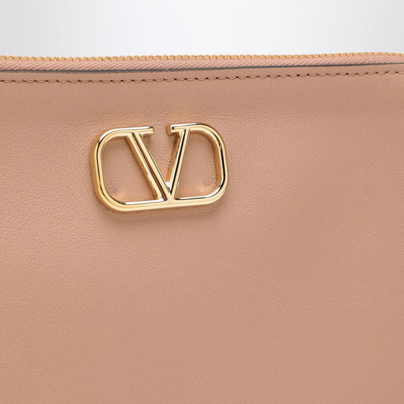 Valentino Garavani Cinnamon Rose Leather Vlogo Signature Mini Bag Women