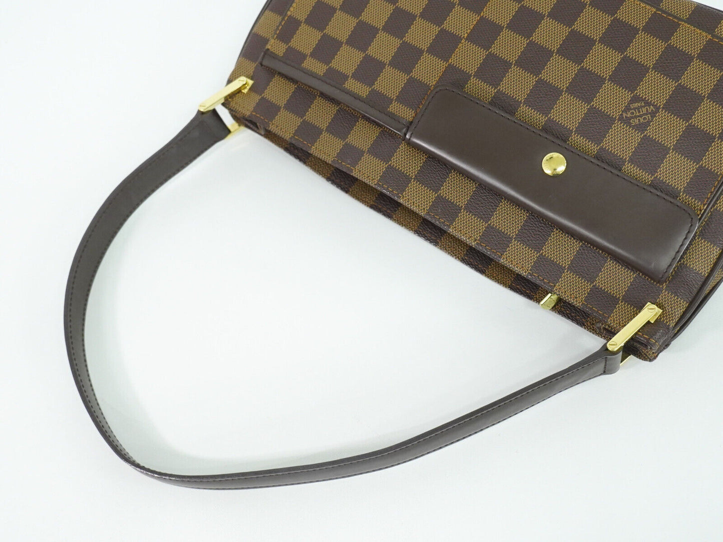 Louis Vuitton Aubagne Leather Shoulder Bag