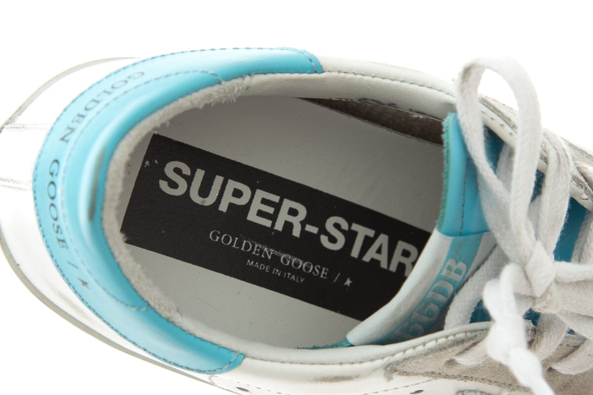 Golden Goose Blue Tie Dye Star "Float On" Sneakers SZ 35