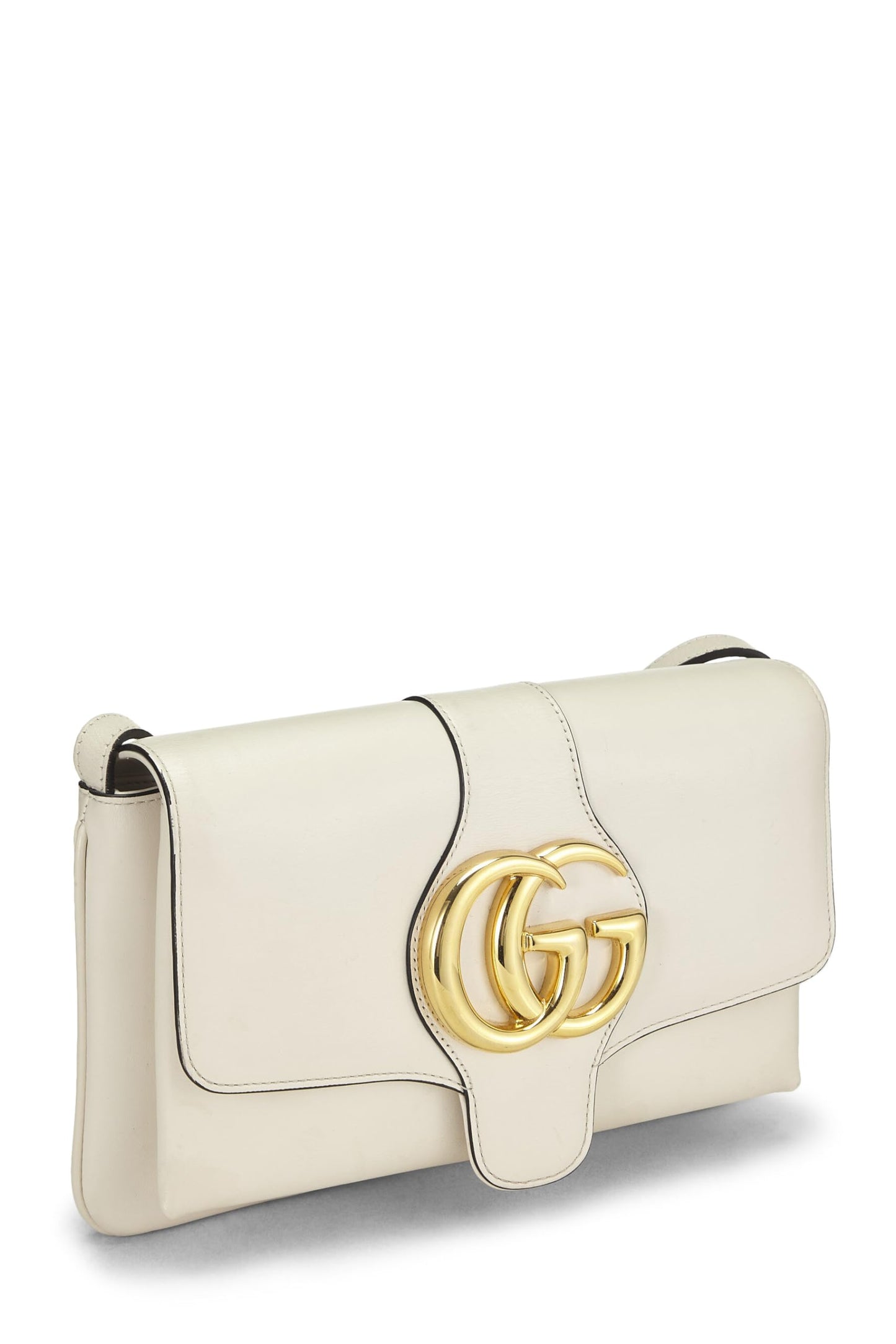 Gucci, White Leather Arli Shoulder Bag Small, White