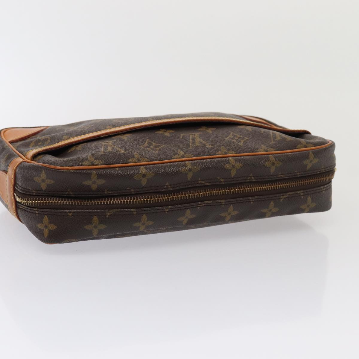 Louis Vuitton Compiegne 28 Canvas Clutch Bag