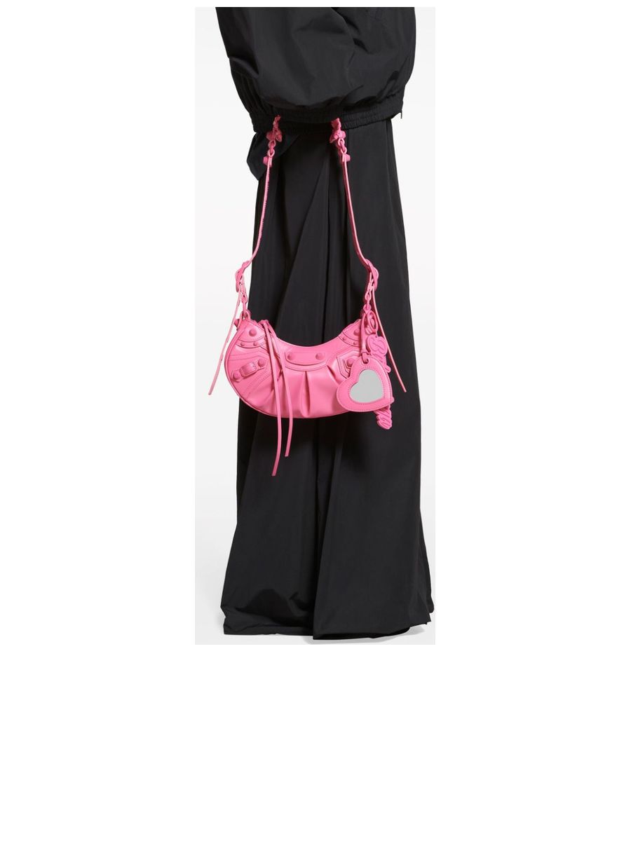 Le Cagole XS Shoulder Bag in Fuchsia