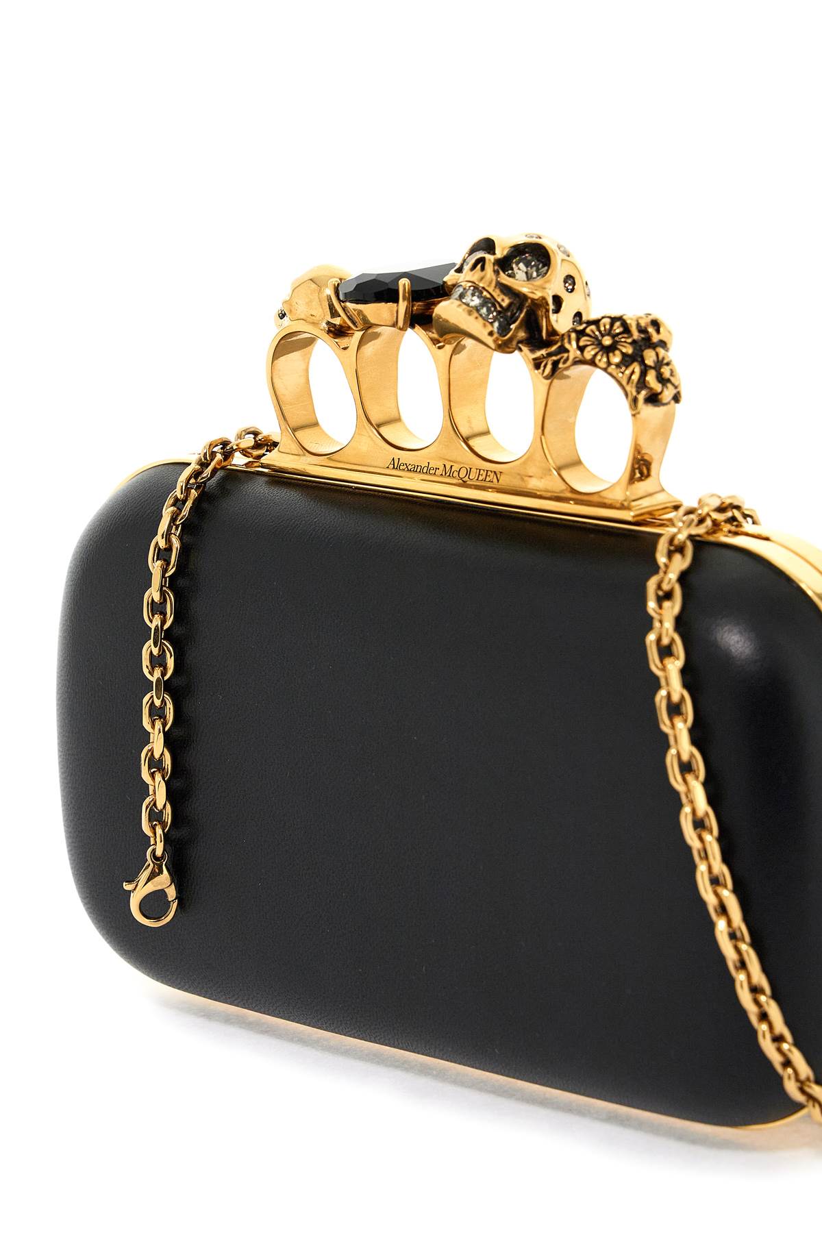Alexander Mcqueen Chain Clutch With Knuckle Women