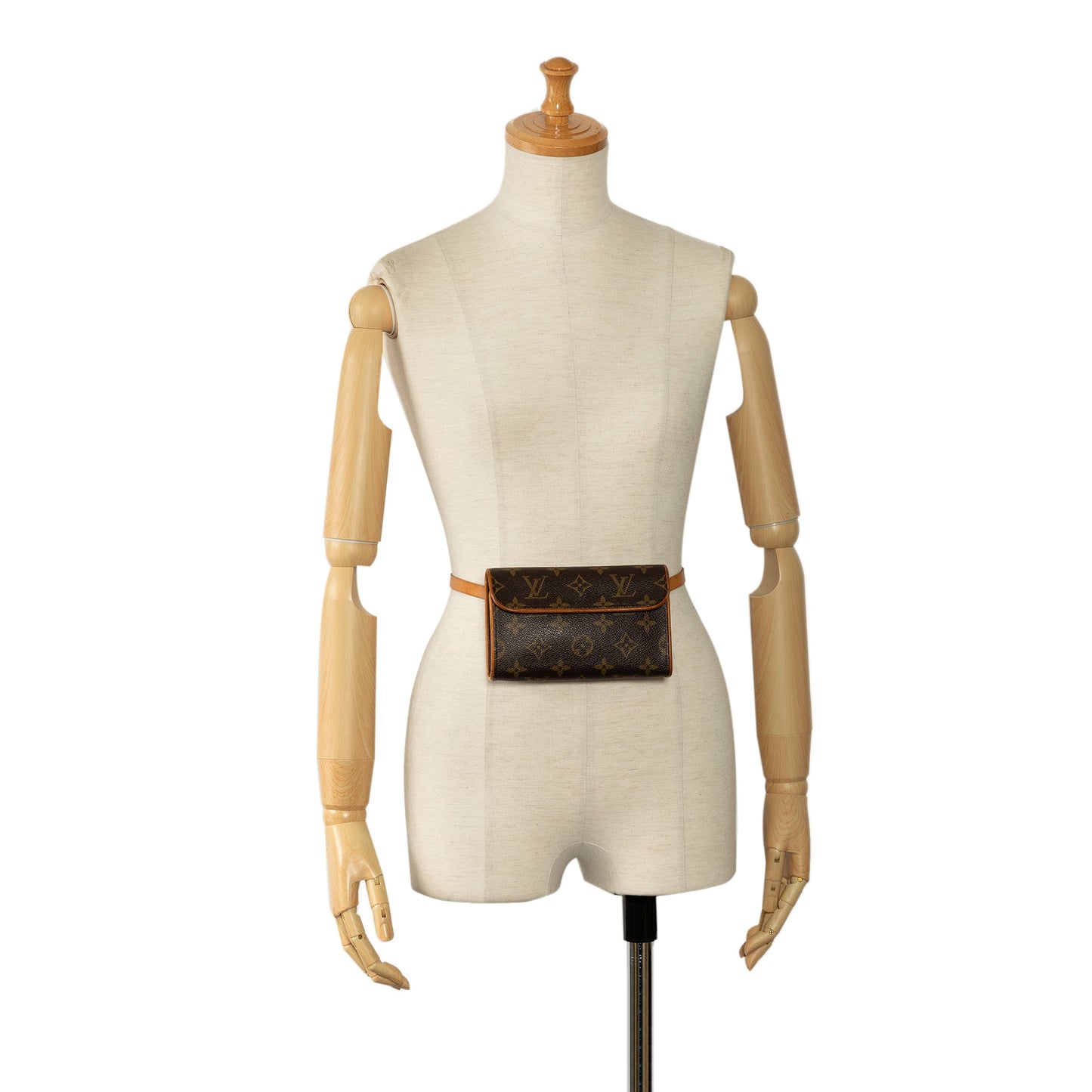 Brown Louis Vuitton Monogram Pochette Florentine Belt Bag