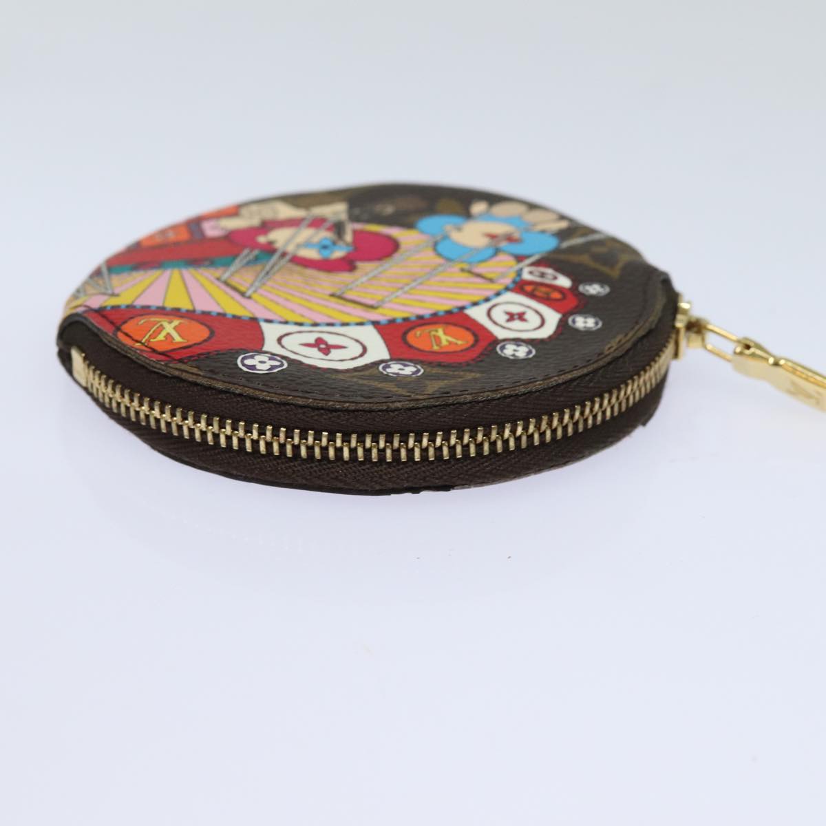 Louis Vuitton Porte Monnai Cuvette Canvas Wallet