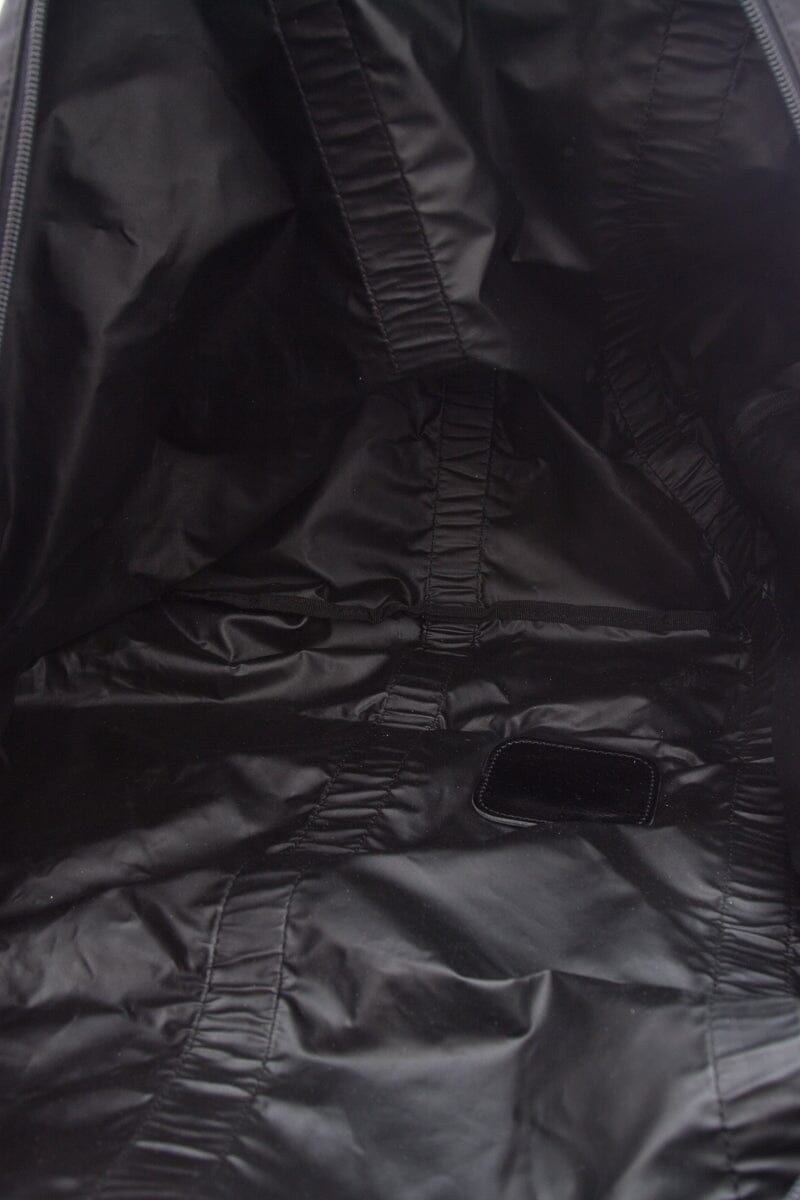 Moschino Black Nylon Weekender
