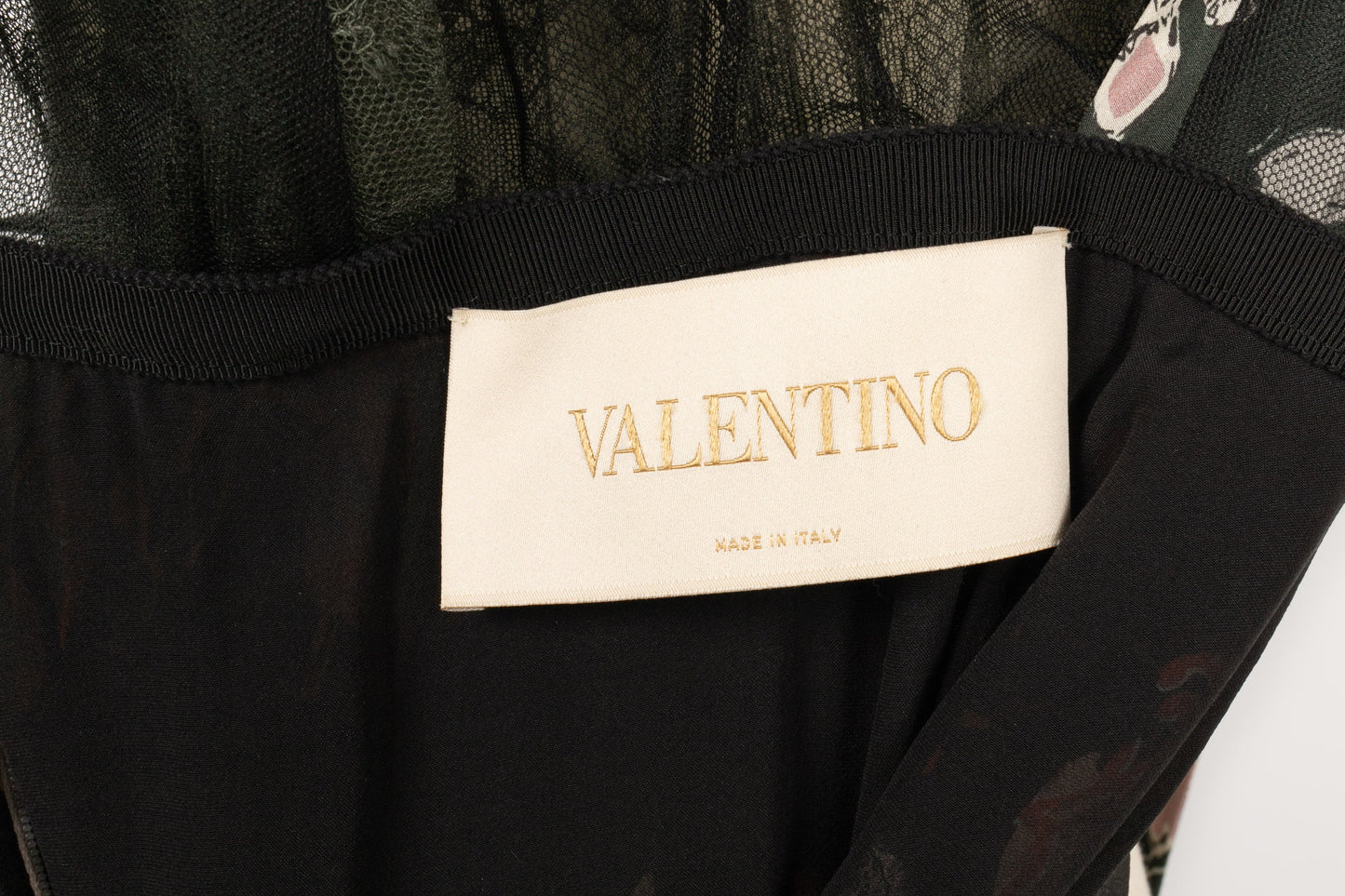 Robe plissée en soie Valentino