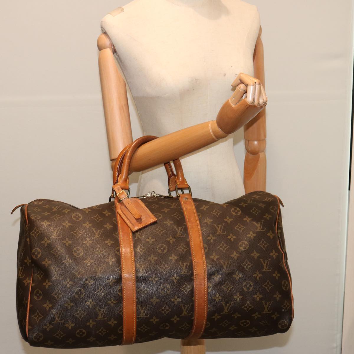 LOUIS VUITTON Monogram Keepall 50 Boston Bag M41426 LV 71267