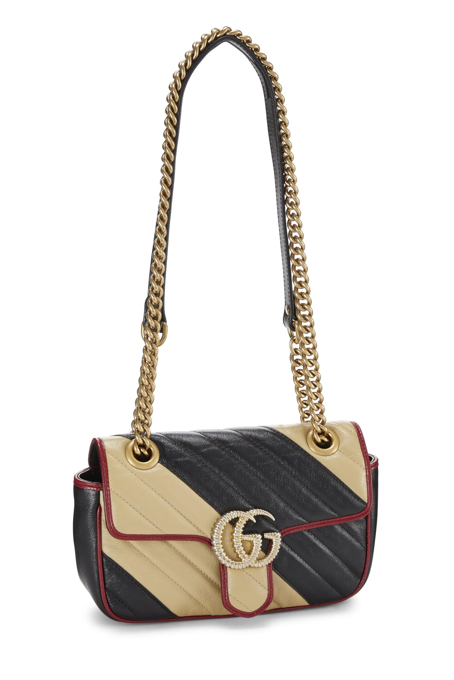 Gucci, Multicolor Leather GG Marmont Shoulder Bag Mini, Multi