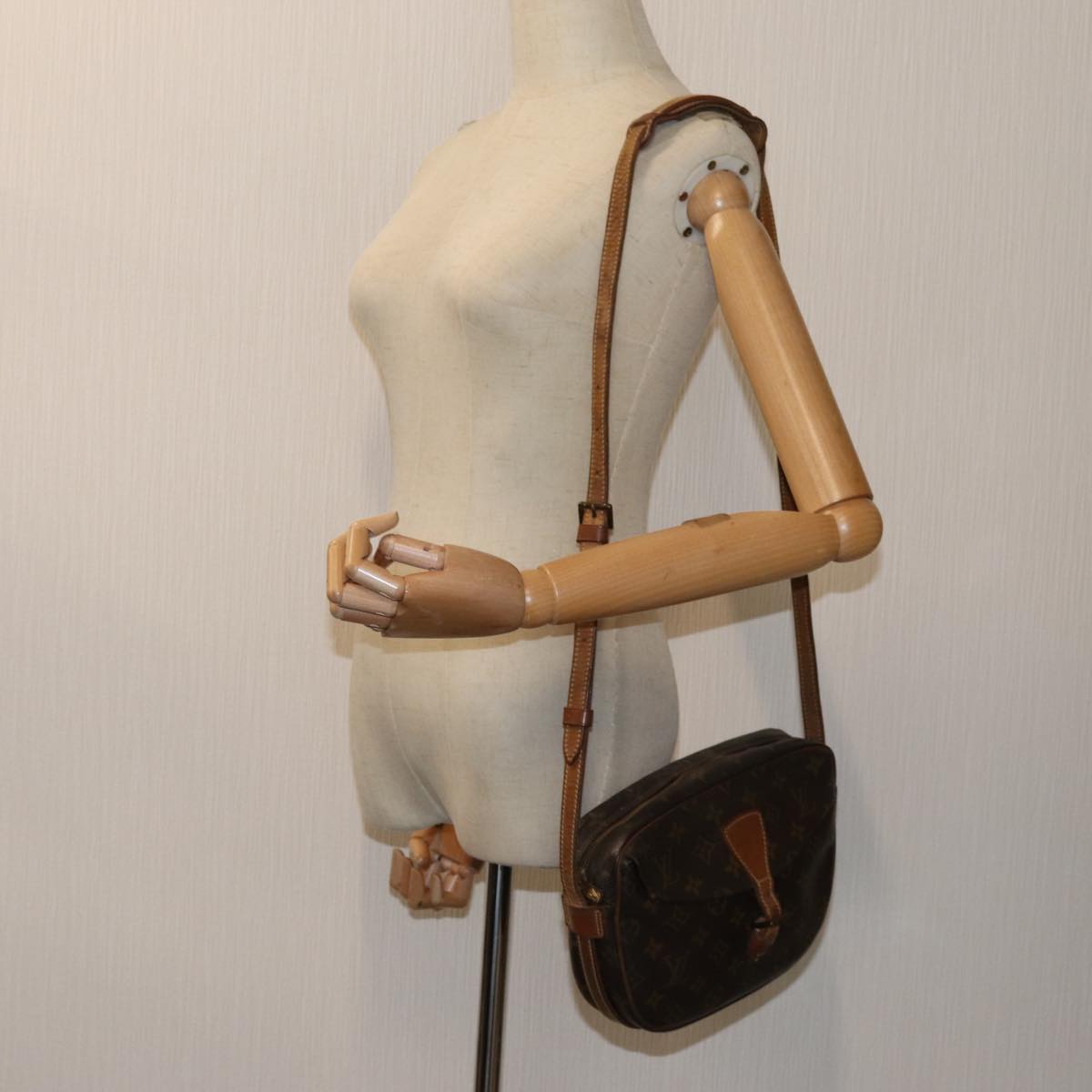 LOUIS VUITTON Monogram Jeune Fille MM Shoulder Bag M51226 LV 71346
