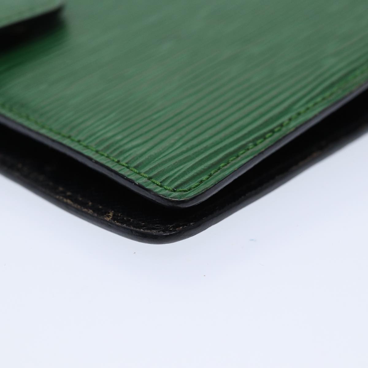 LOUIS VUITTON Epi Agenda PM Day Planner Cover Green R20054 LV 71354
