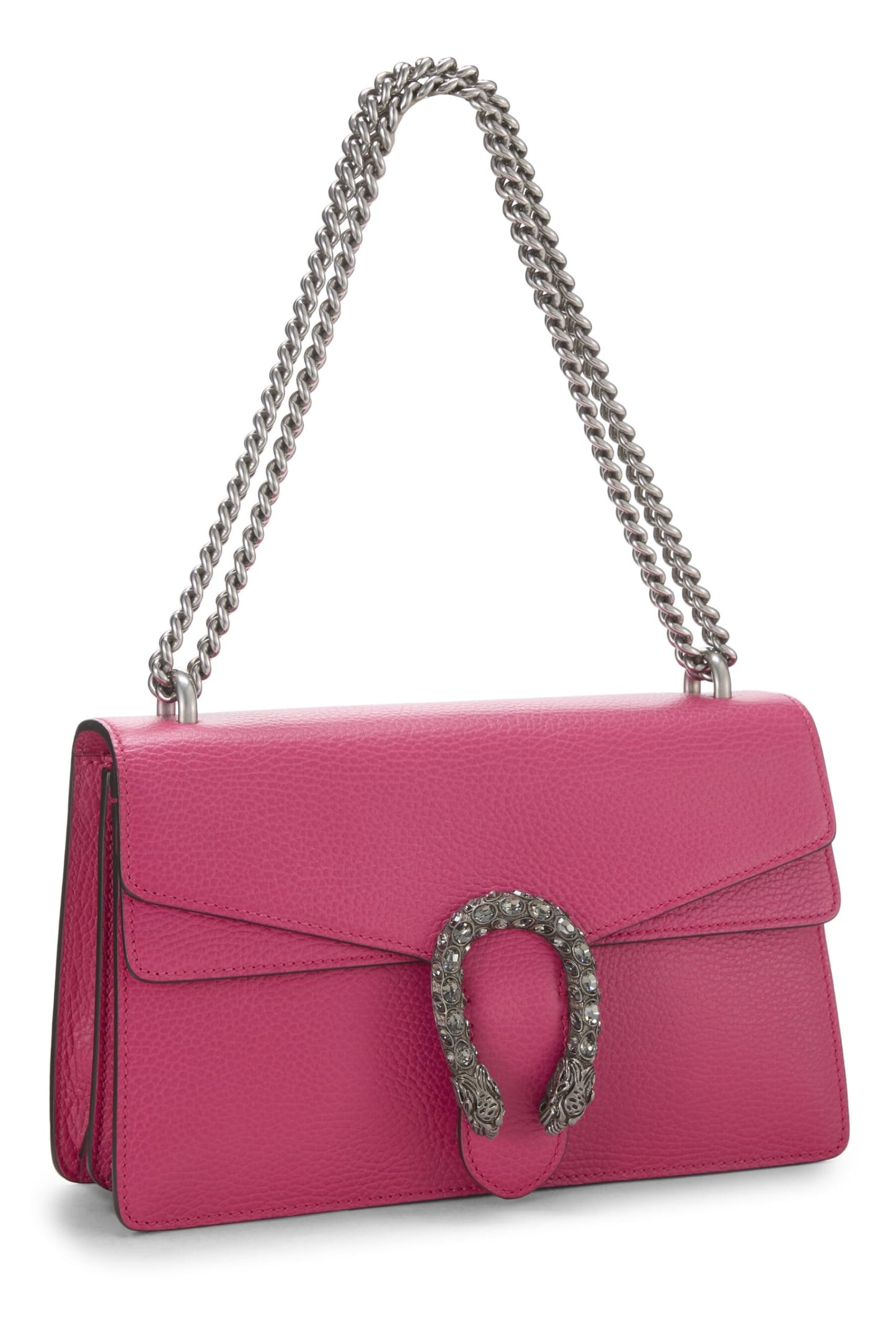Gucci, Pink Leather Dionysus Shoulder Bag Small, Pink