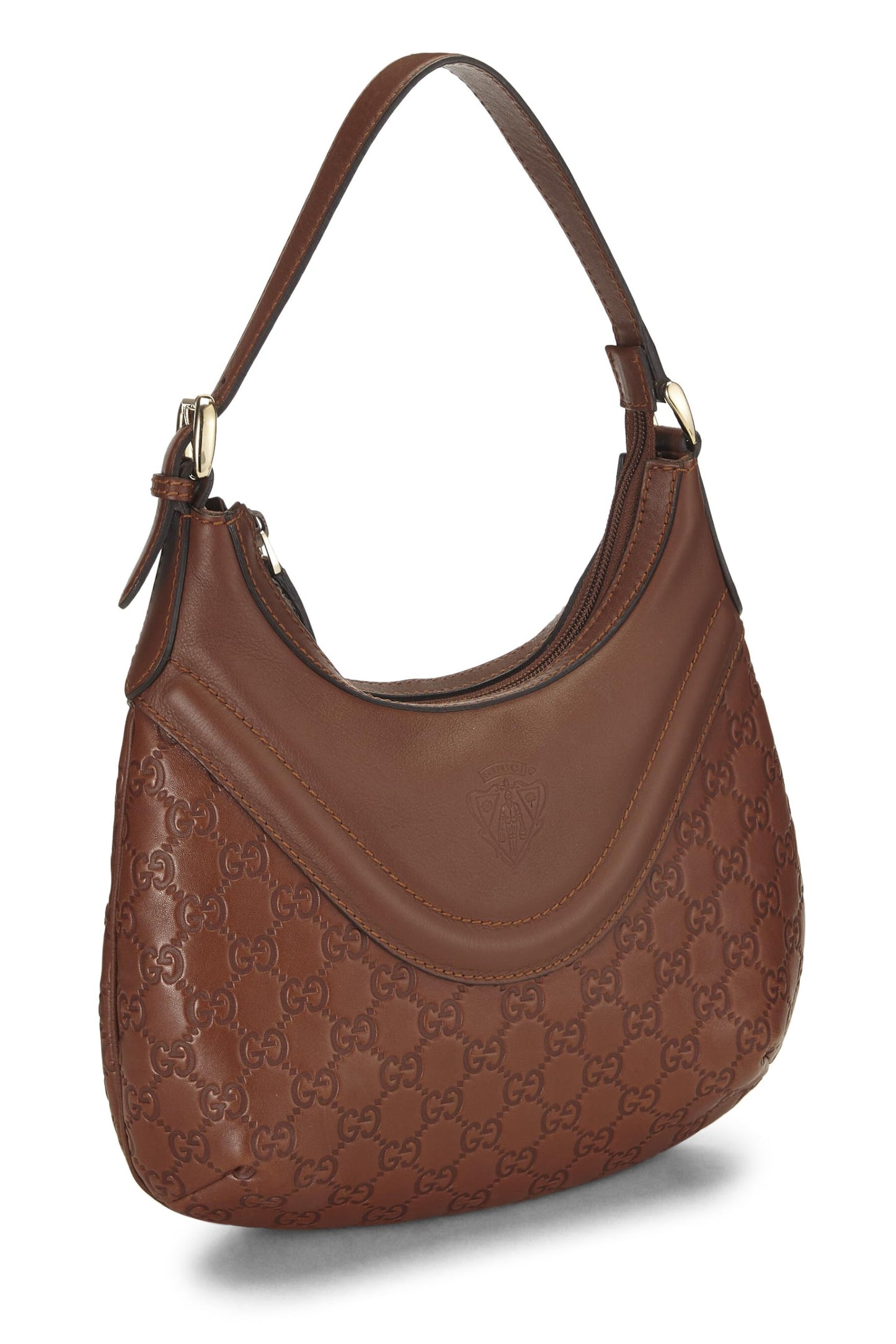 Gucci, Brown Guccissima Leather Hobo, Brown