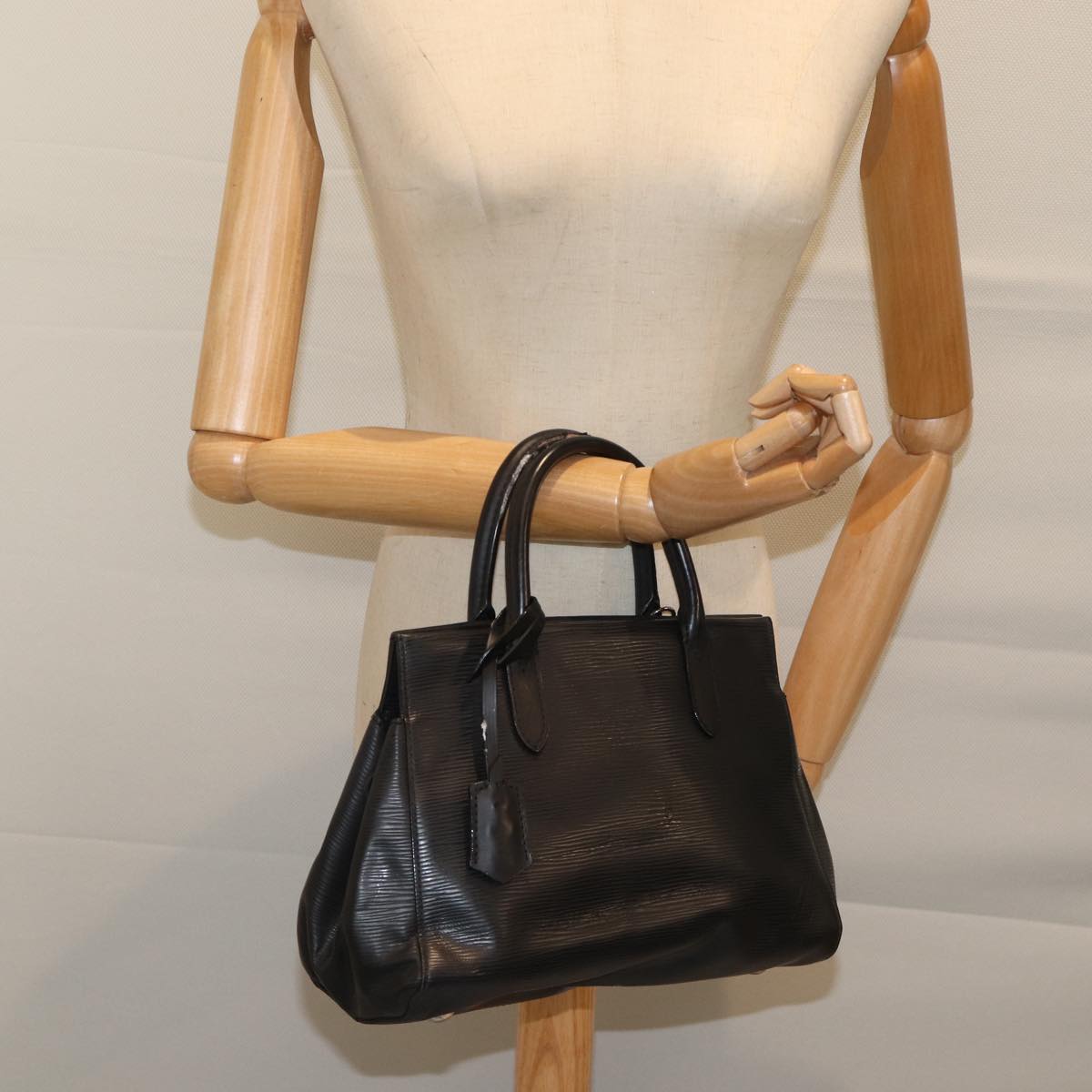 LOUIS VUITTON Epi Marley BB Hand Bag Black M94622 LV 71453