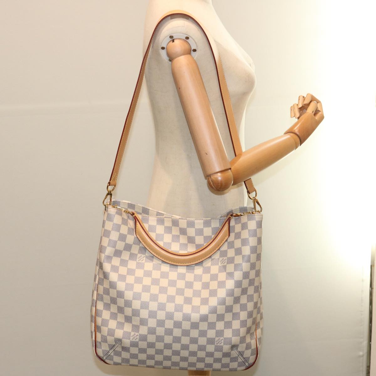 LOUIS VUITTON Damier Azur Sophie Shoulder Bag 2way N41216 LV 71603A