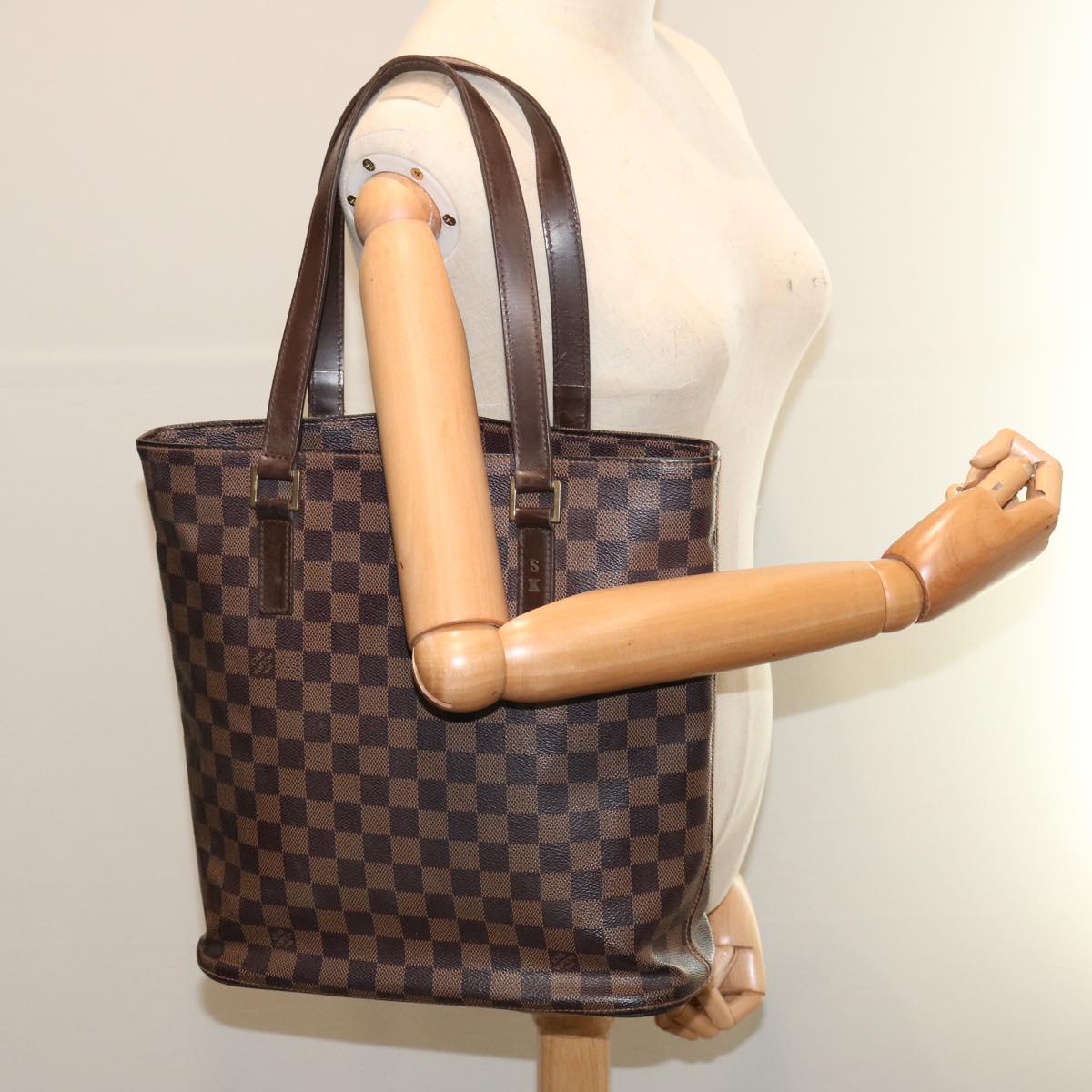 LOUIS VUITTON Damier Ebene Vavin GM Tote Bag N51169 LV 71646
