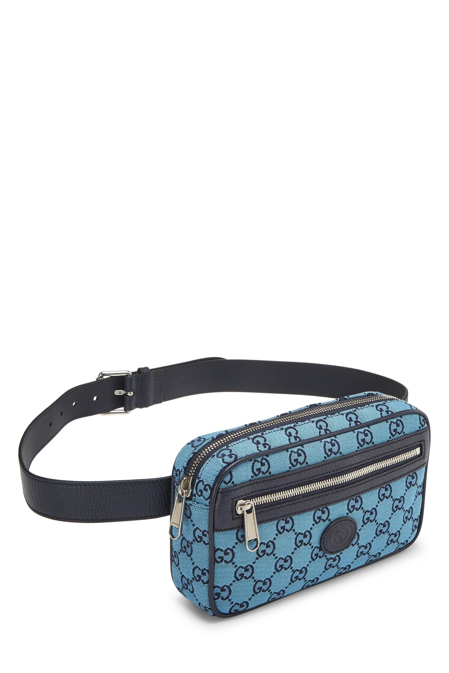 Gucci, Blue GG Canvas Marmont Belt Bag, Blue