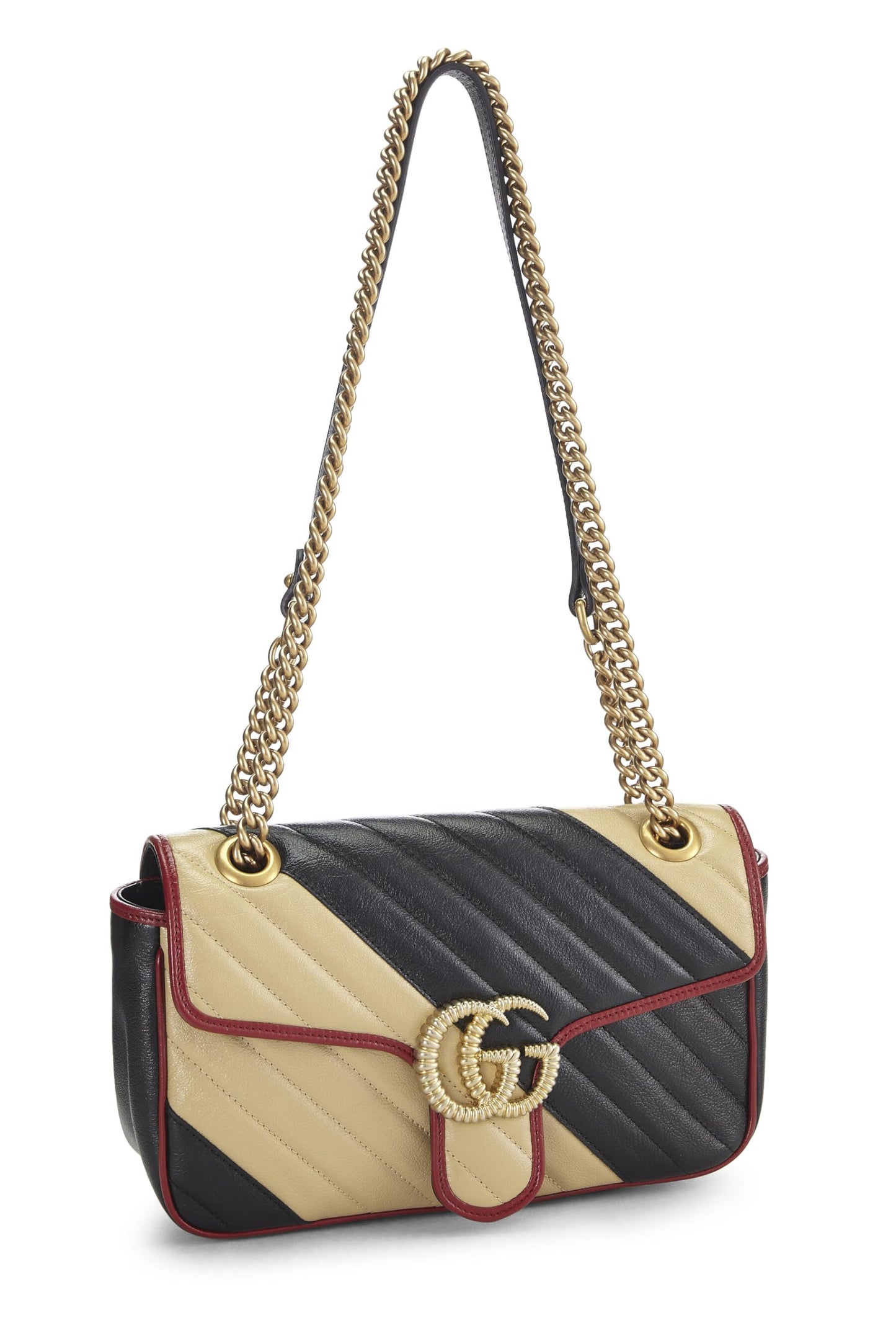 Gucci, Multicolor Matelassé Leather Marmont Shoulder Bag, Multi