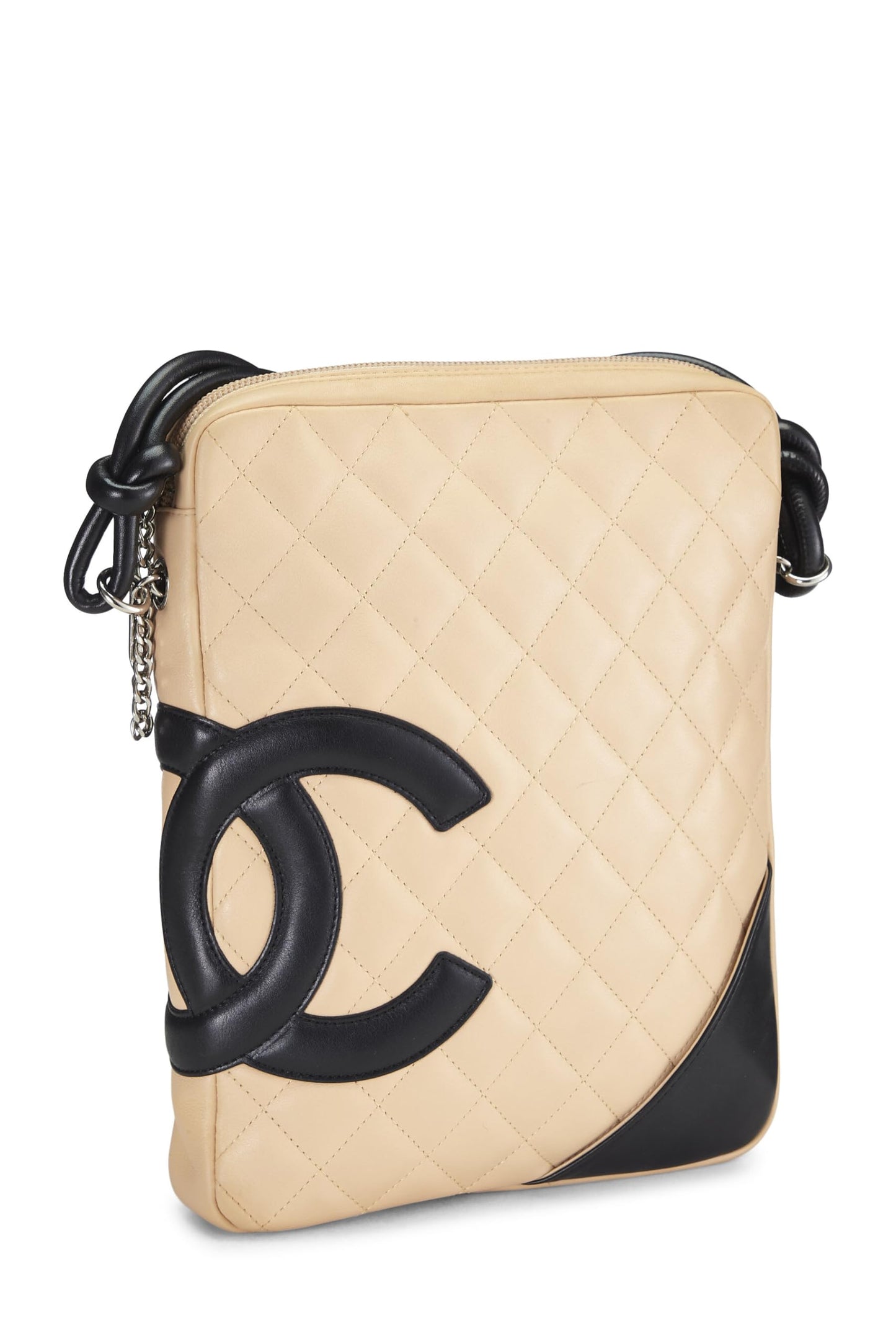 Chanel, Beige Quilted Calfskin Cambon Ligne Shoulder Bag Large, Beige