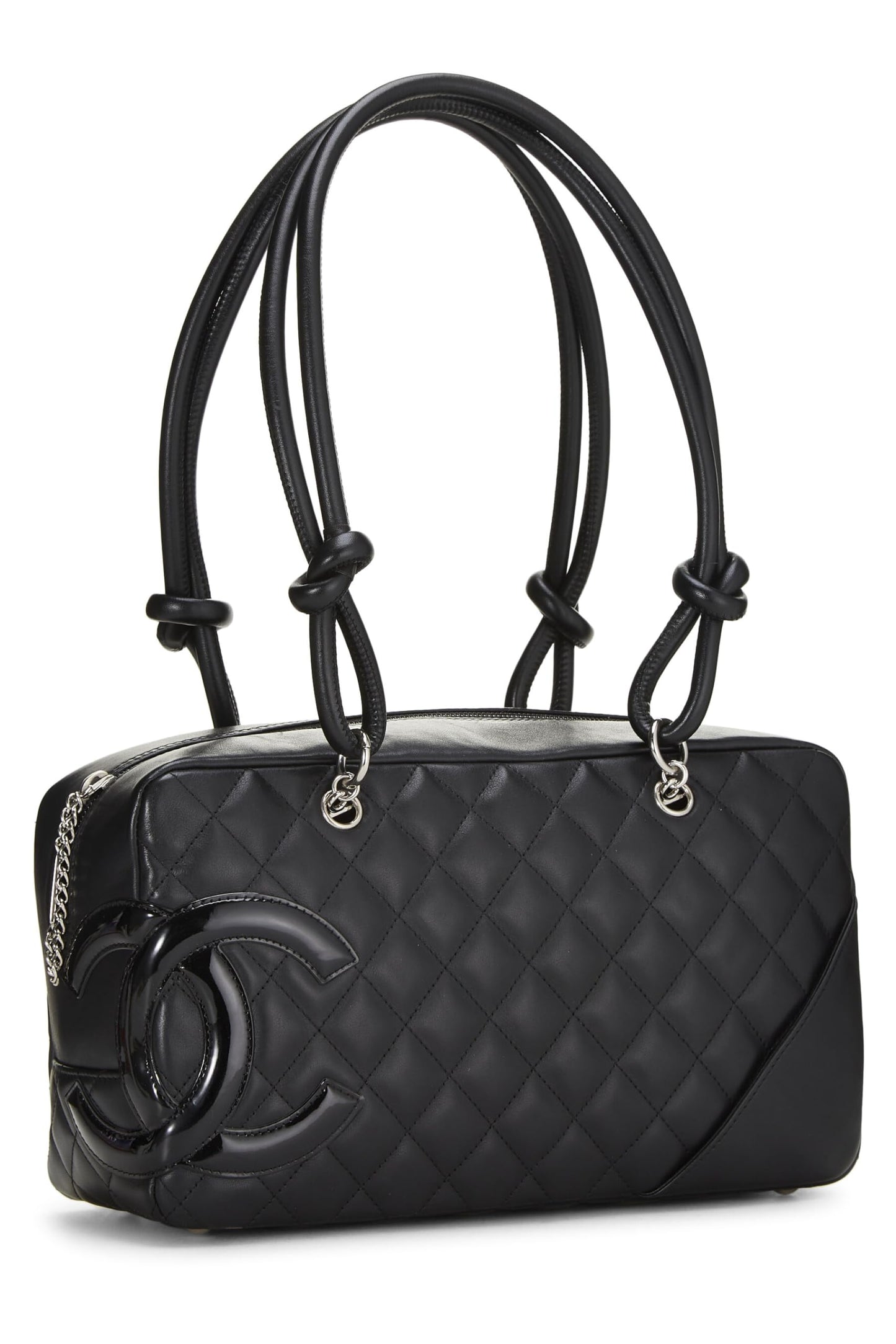 Chanel, Black Calfskin Cambon Bowler, Black