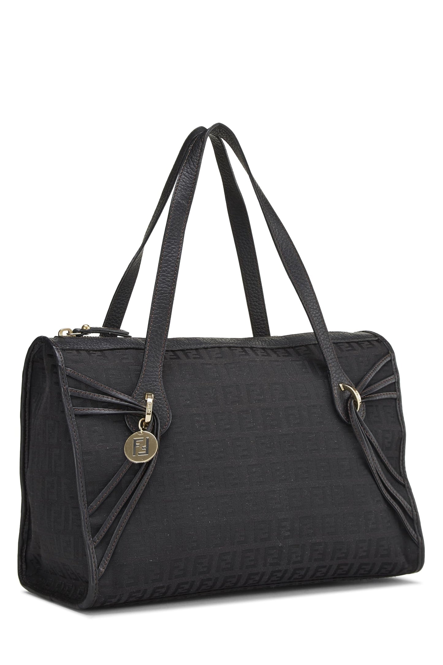 Fendi, Black Zucchino Tote Small, Black