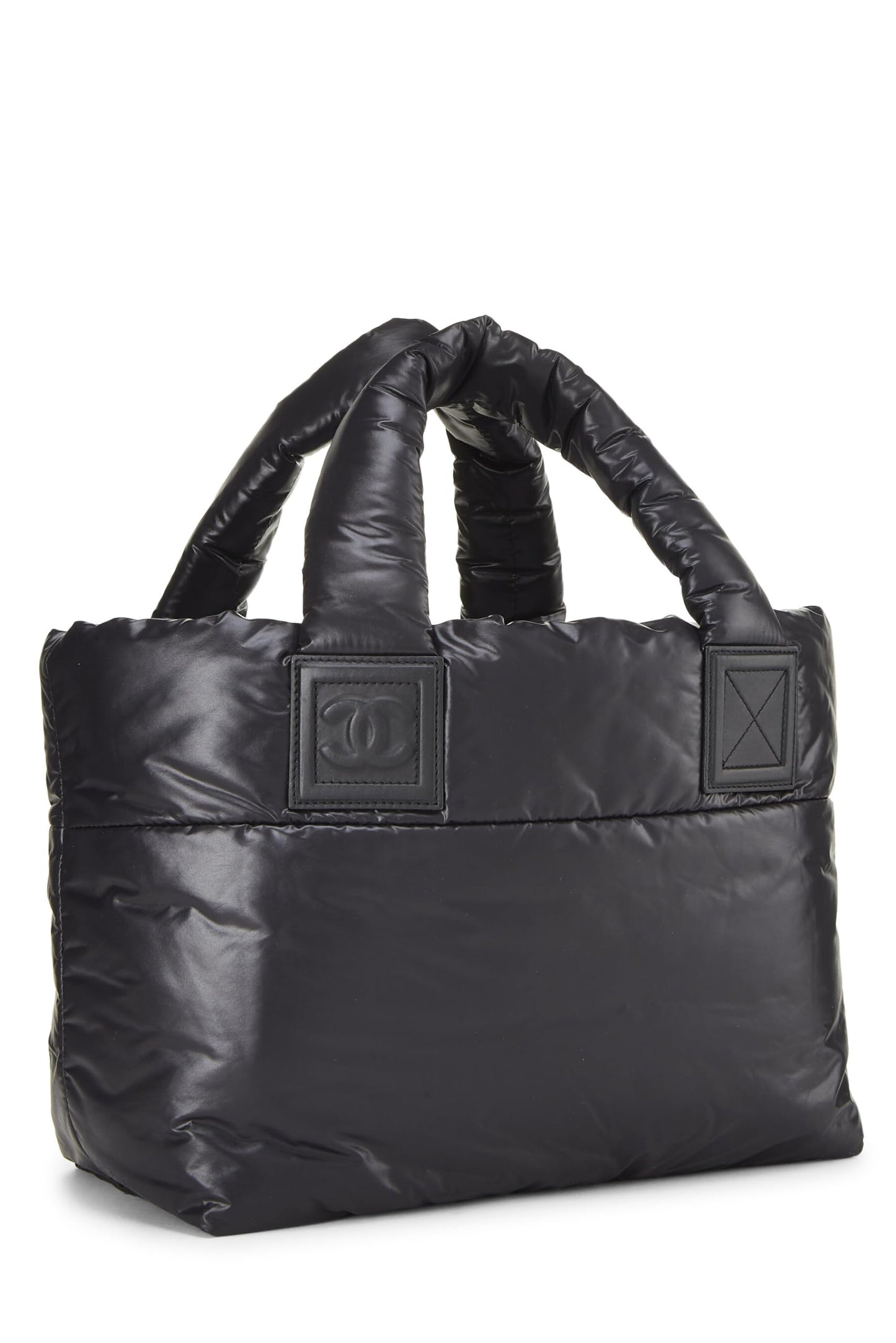 Chanel, Black Nylon Coco Cocoon Tote Small, Black