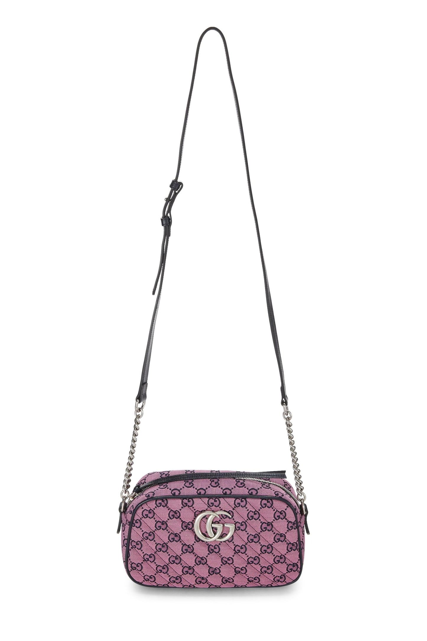 Gucci, Pink Original GG Canvas Marmont Crossbody Small, Pink