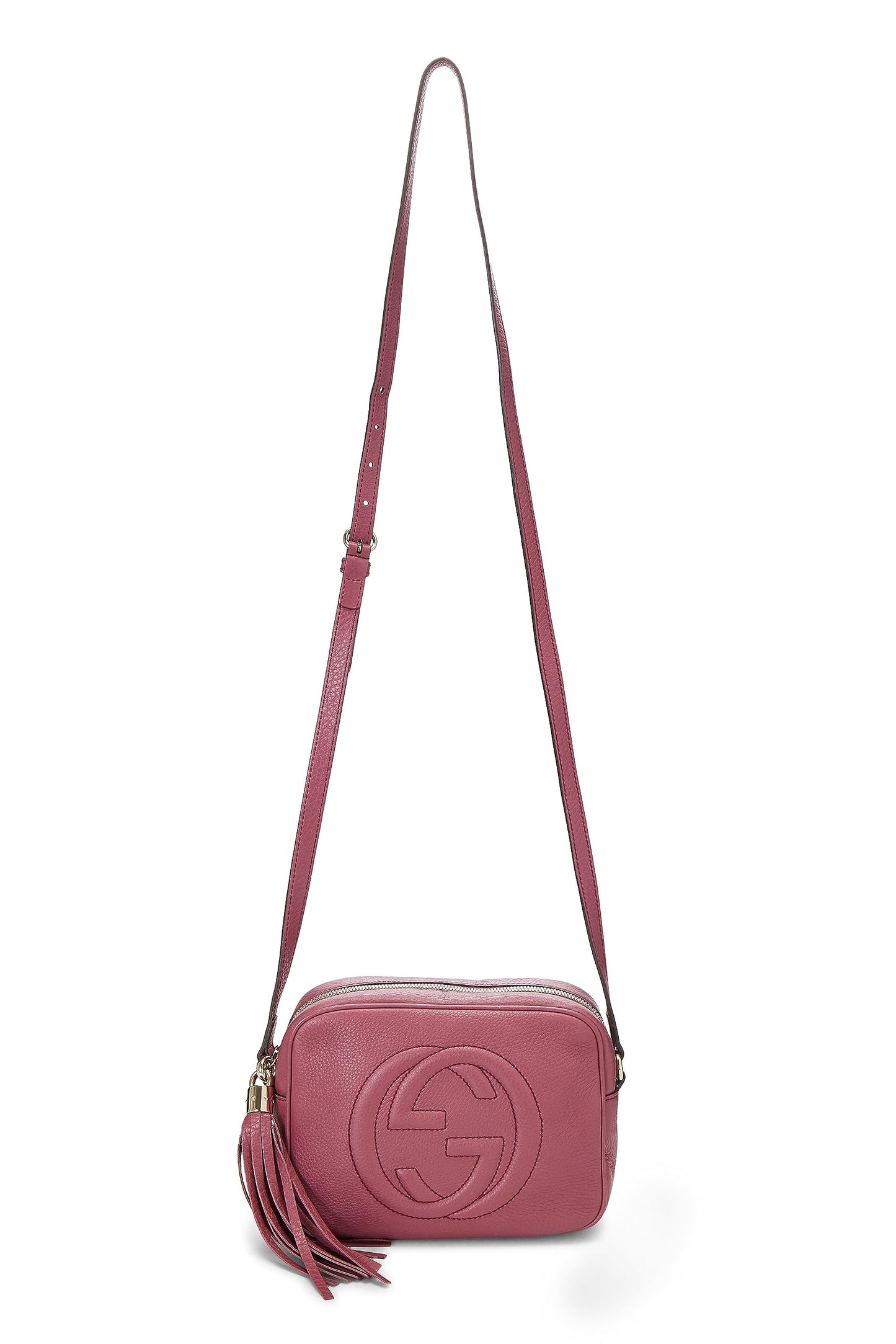 Gucci, Purple Grain Leather Soho Disco, Purple