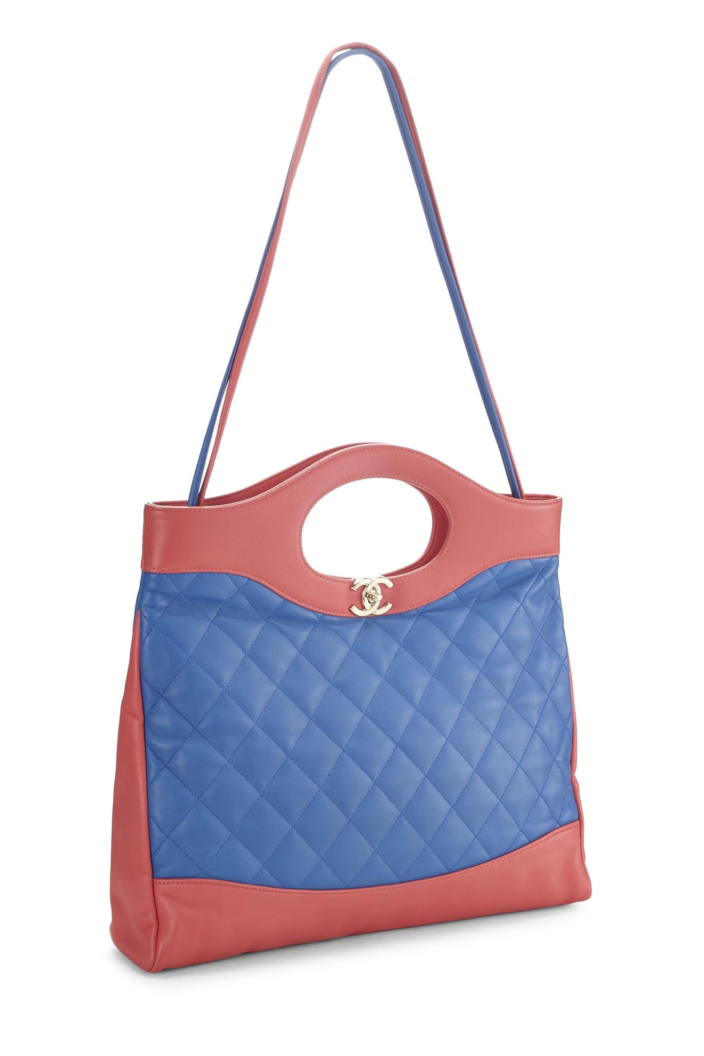 Chanel, Multicolor Quilted Lambskin 31 Shopping Tote Large, Multi