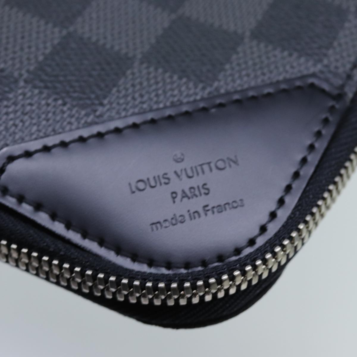 LOUIS VUITTON Damier Graphite Etui 5 Cravat Necktie Case N41136 LV 72349
