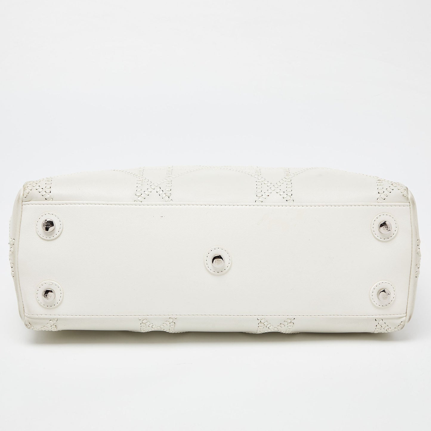 DiorCannage Leather Chri Chri Chain Tote