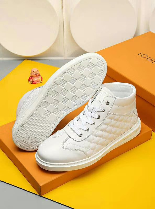GLM - LUV HIgh Top Metal White Sneaker