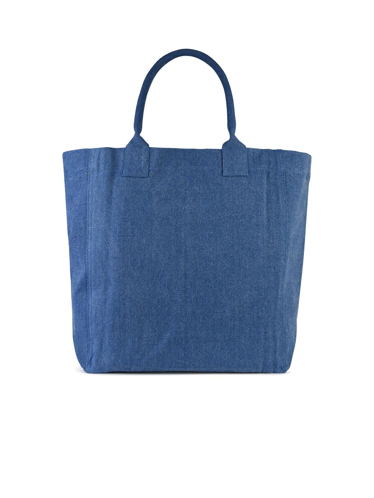 Isabel Marant 'Venky' Blue Cotton Shopping Bag Woman