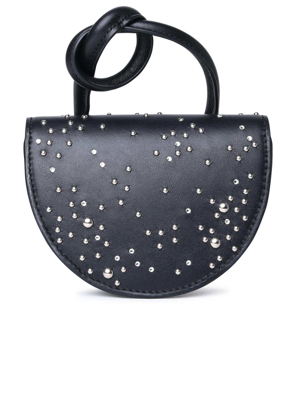 Yuzefi 'Pretzel' Mini Bag In Black Leather Woman